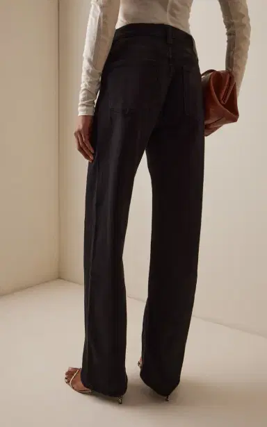 Citizens of Humanity Annina Cashmere-Denim High-Rise Straight-Leg Jeans | Thumbnail 4 Citizens of Humanity Annina Cashmere-Denim High-Rise Straight-Leg Jeans | Thumbnail 4
