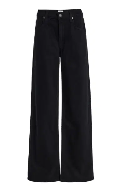 Citizens of Humanity Annina Cashmere-Denim High-Rise Straight-Leg Jeans | Thumbnail 1 Citizens of Humanity Annina Cashmere-Denim High-Rise Straight-Leg Jeans | Thumbnail 1