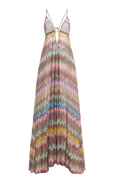 Missoni Metallic-Knit Maxi Cover-Up Dress | Thumbnail 6 Missoni Metallic-Knit Maxi Cover-Up Dress | Thumbnail 6