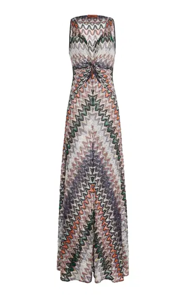 Missoni Metallic-Knit Maxi Dress | Thumbnail 1 Missoni Metallic-Knit Maxi Dress | Thumbnail 1