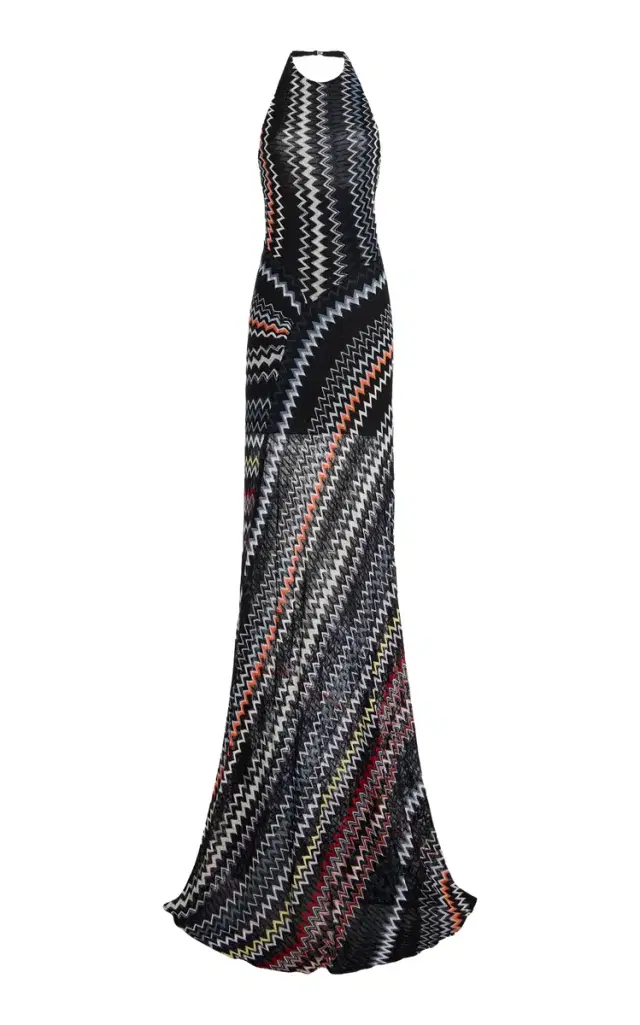 Knit Maxi Halter Dress