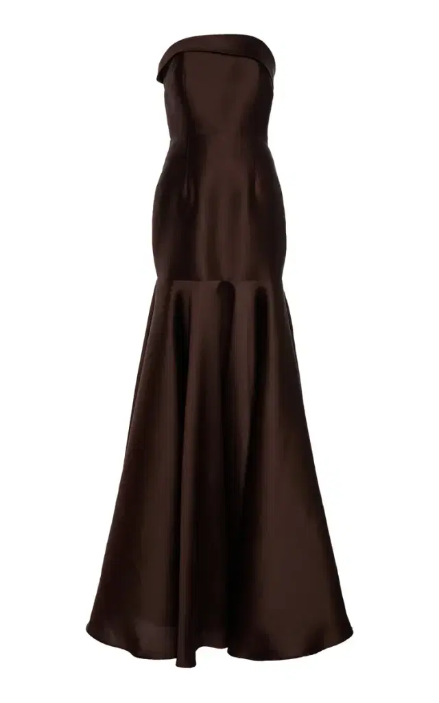 Jabiru Satin Drop Waist Gown