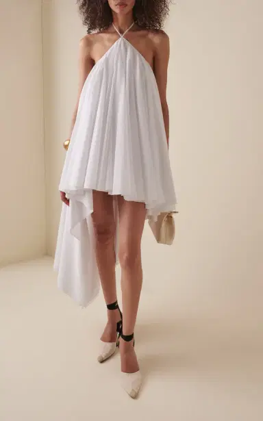 Jacquemus The Triangle Cotton Mini Dress | Thumbnail 2 Jacquemus The Triangle Cotton Mini Dress | Thumbnail 2