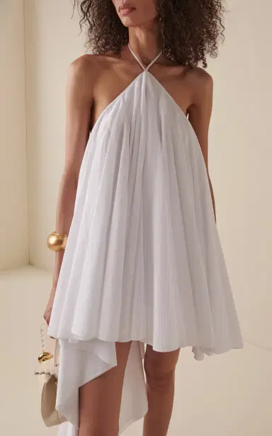 Jacquemus The Triangle Cotton Mini Dress | Thumbnail 3 Jacquemus The Triangle Cotton Mini Dress | Thumbnail 3