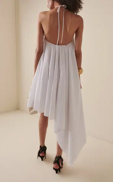 Jacquemus The Triangle Cotton Mini Dress | Thumbnail 4 Jacquemus The Triangle Cotton Mini Dress | Thumbnail 4
