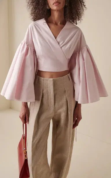 Jacquemus The Paysan Cotton Wrap Top | Thumbnail 2 Jacquemus The Paysan Cotton Wrap Top | Thumbnail 2