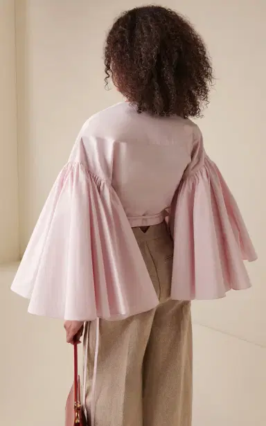 Jacquemus The Paysan Cotton Wrap Top | Thumbnail 4 Jacquemus The Paysan Cotton Wrap Top | Thumbnail 4