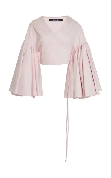 Jacquemus The Paysan Cotton Wrap Top | Thumbnail 1 Jacquemus The Paysan Cotton Wrap Top | Thumbnail 1
