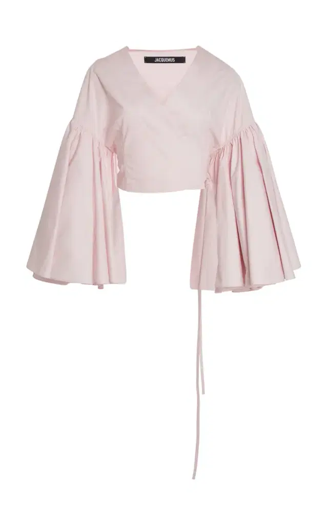 Jacquemus The Paysan Cotton Wrap Top
