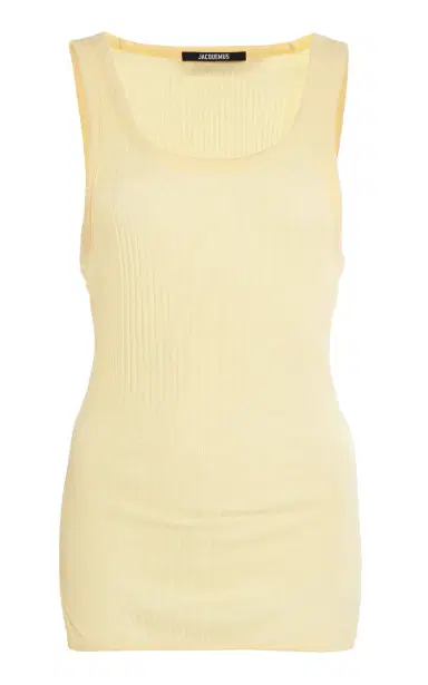 Jacquemus The Rond Carré Cotton Tank Top | Thumbnail 1 Jacquemus The Rond Carré Cotton Tank Top | Thumbnail 1