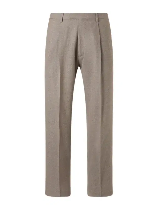 Straight-Leg Pleated Virgin Wool-Hopsack Suit Trousers - Men