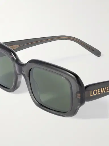 Loewe Rectangular-Frame Acetate Sunglasses - Men | Thumbnail 3 Loewe Rectangular-Frame Acetate Sunglasses - Men | Thumbnail 3