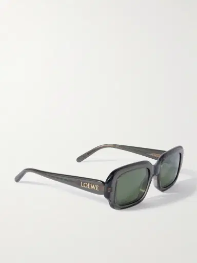 Loewe Rectangular-Frame Acetate Sunglasses - Men | Thumbnail 4 Loewe Rectangular-Frame Acetate Sunglasses - Men | Thumbnail 4