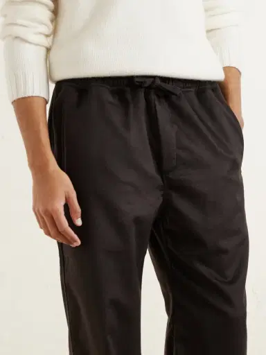 Saman Amel Straight-Leg Cashmere Drawstring Trousers - Men | Thumbnail 5