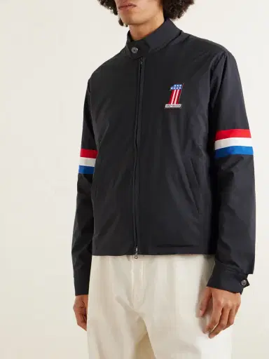 God’s True Cashmere Harley-Davidson Striped Appliquéd Recycled Shell Jacket - Men | Thumbnail 3 God’s True Cashmere Harley-Davidson Striped Appliquéd Recycled Shell Jacket - Men | Thumbnail 3