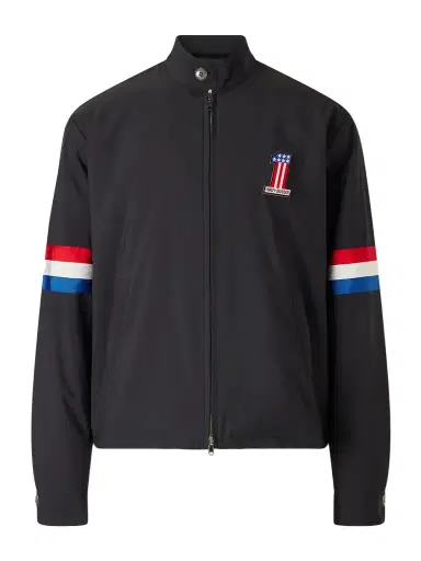 God’s True Cashmere Harley-Davidson Striped Appliquéd Recycled Shell Jacket - Men | Thumbnail 1 God’s True Cashmere Harley-Davidson Striped Appliquéd Recycled Shell Jacket - Men | Thumbnail 1