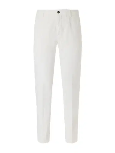 ELEVENTY Straight-Leg Stretch-Cotton and Silk-Blend Trousers - Men | Thumbnail 1