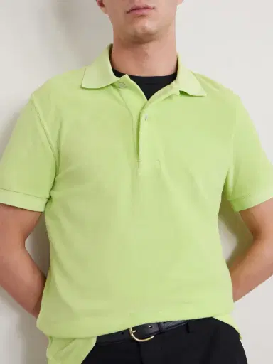 Tom Ford Slim-Fit Cotton-Blend Terry Polo Shirt - Men | Thumbnail 5 Tom Ford Slim-Fit Cotton-Blend Terry Polo Shirt - Men | Thumbnail 5
