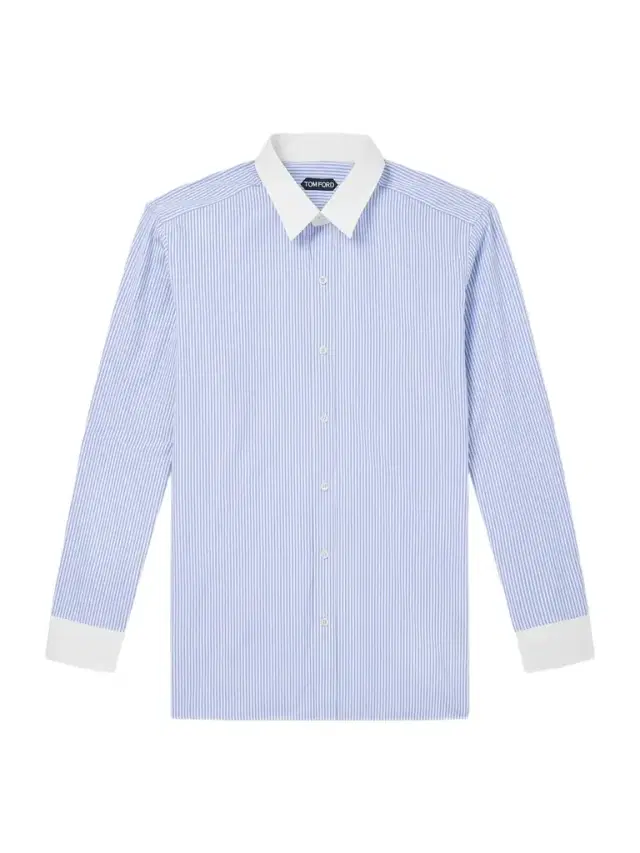 Tom Ford Striped Cotton-Poplin Shirt - Men