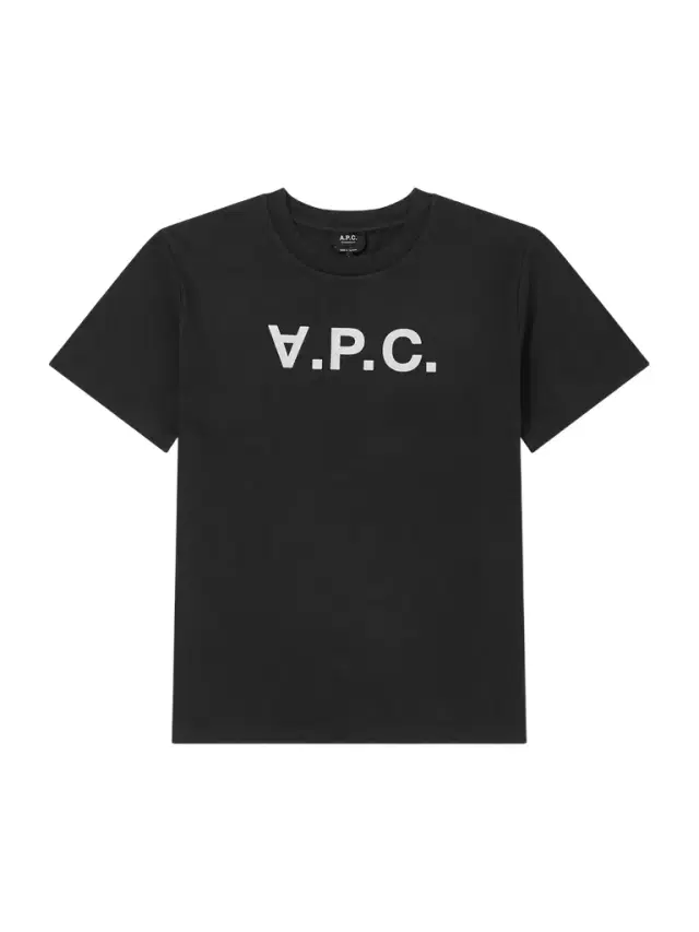 A.P.C. Standard Grand VPC Logo-Flocked Organic Cotton-Jersey T-Shirt - Men