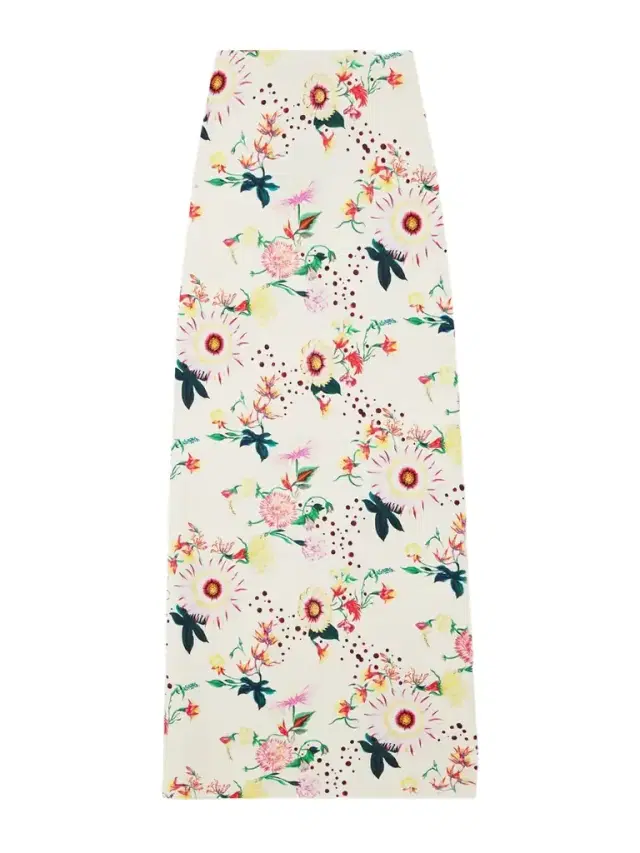 Floral-print Jersey Midi Skirt