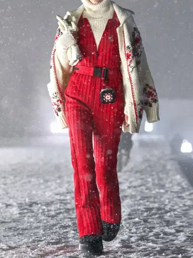 Moncler Grenoble Belted Appliquéd Quilted Down Ski Suit | Thumbnail 6