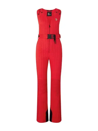 Moncler Grenoble Belted Appliquéd Quilted Down Ski Suit | Thumbnail 1