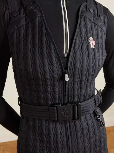 Moncler Grenoble Belted Appliquéd Quilted Down Ski Suit | Thumbnail 5 Moncler Grenoble Belted Appliquéd Quilted Down Ski Suit | Thumbnail 5
