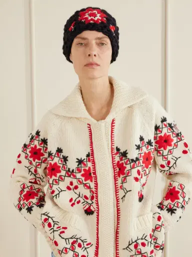 Moncler Grenoble Embroidered Wool-blend Headband | Thumbnail 2