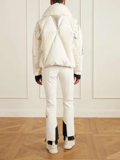Moncler Grenoble Pamiers Paneled Quilted Wool-blend Fleece-and Cotton-corduroy Down Ski Jacket | Thumbnail 4 Moncler Grenoble Pamiers Paneled Quilted Wool-blend Fleece-and Cotton-corduroy Down Ski Jacket | Thumbnail 4