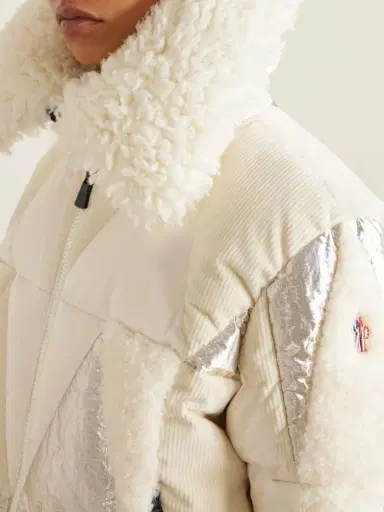 Moncler Grenoble Pamiers Paneled Quilted Wool-blend Fleece-and Cotton-corduroy Down Ski Jacket | Thumbnail 5 Moncler Grenoble Pamiers Paneled Quilted Wool-blend Fleece-and Cotton-corduroy Down Ski Jacket | Thumbnail 5