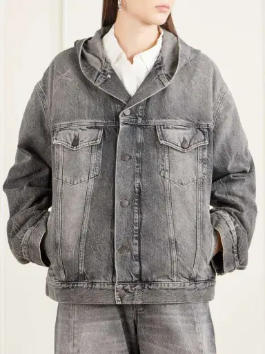 Acne Studios Hooded Denim Jacket | Thumbnail 3