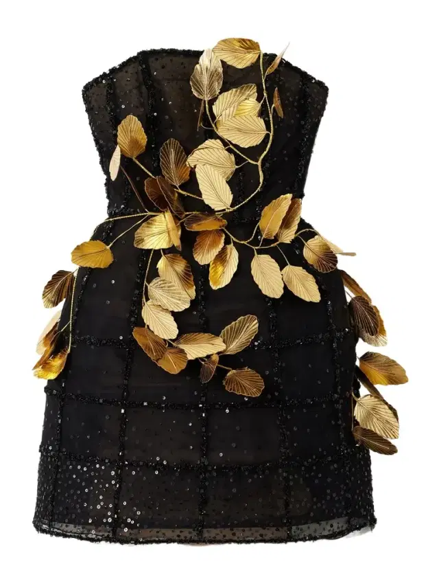 Embellished Tulle Mini Dress