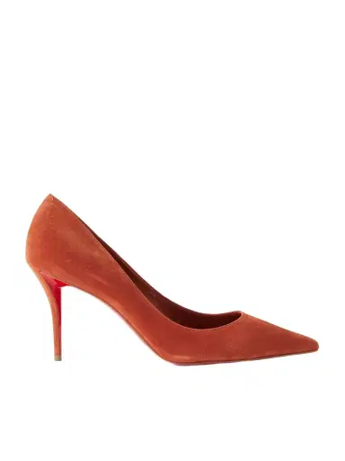 Christian Louboutin Miss Z 80 Suede Pumps | Thumbnail 1 Christian Louboutin Miss Z 80 Suede Pumps | Thumbnail 1