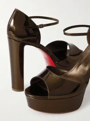 Christian Louboutin Sandaloo 130 Mirrored-leather Platform Sandals | Thumbnail 5 Christian Louboutin Sandaloo 130 Mirrored-leather Platform Sandals | Thumbnail 5