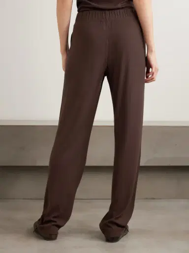 ÉTERNE Lounge Ribbed Stretch-jersey Staight-leg Pants | Thumbnail 3 ÉTERNE Lounge Ribbed Stretch-jersey Staight-leg Pants | Thumbnail 3