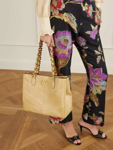 Valentino Garavani Jean Paneled Leather Tote | Thumbnail 5