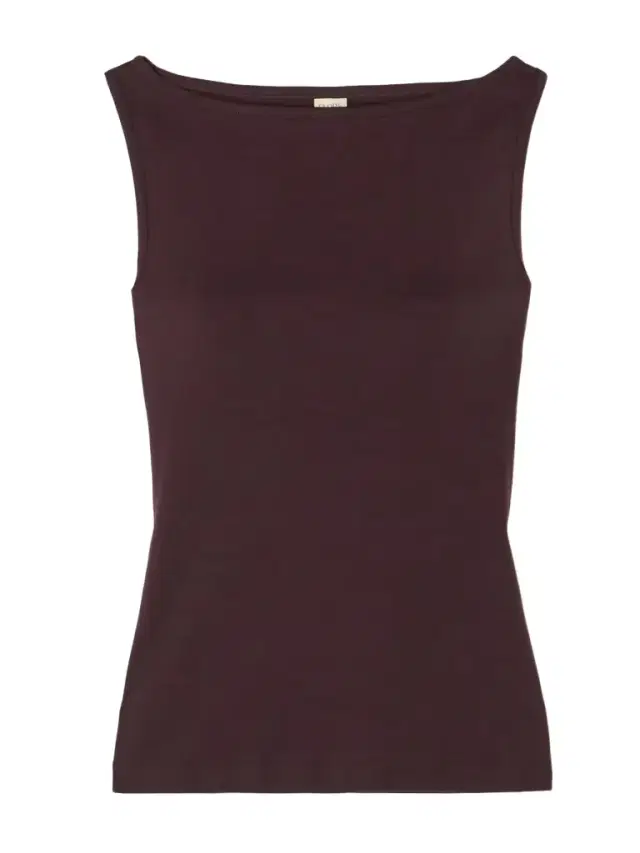 Timmi Ribbed Organic Cotton Tank