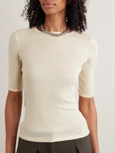 FLORE FLORE Anna Organic Cotton-jersey T-shirt | Thumbnail 3 FLORE FLORE Anna Organic Cotton-jersey T-shirt | Thumbnail 3
