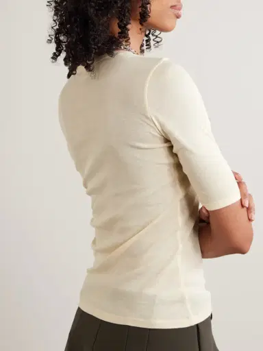 FLORE FLORE Anna Organic Cotton-jersey T-shirt | Thumbnail 4 FLORE FLORE Anna Organic Cotton-jersey T-shirt | Thumbnail 4