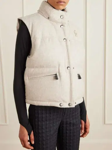 Moncler Grenoble Yintab Convertible Hooded Padded Wool-flannel Down Ski Jacket | Thumbnail 6 Moncler Grenoble Yintab Convertible Hooded Padded Wool-flannel Down Ski Jacket | Thumbnail 6