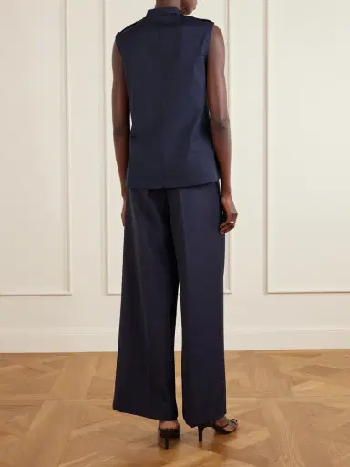 Jil Sander Ruffled Cotton-poplin Top | Thumbnail 4
