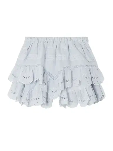 Marant Étoile Jocadia Lace And Broderie Anglaise-trimmed Organic Cotton-voile Shorts | Thumbnail 1 Marant Étoile Jocadia Lace And Broderie Anglaise-trimmed Organic Cotton-voile Shorts | Thumbnail 1