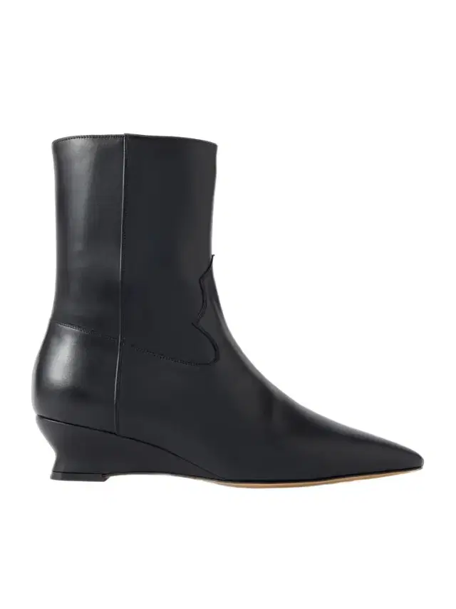 Camille 40 Leather Wedge Ankle Boots