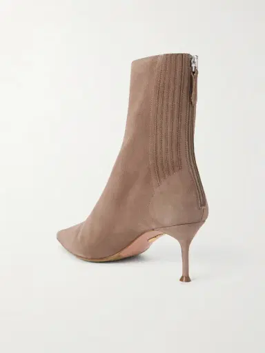Aquazzura Saint Honoré 65 Suede Ankle Boots | Thumbnail 3