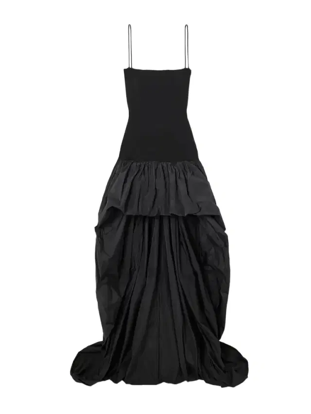Asymmetric Gathered Taffeta And Crepe-jersey Gown