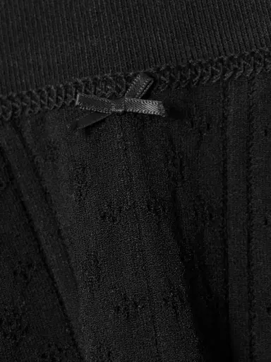 JW Anderson Bow-embellished Pointelle-knit Recycled-jersey Shorts | Thumbnail 5 JW Anderson Bow-embellished Pointelle-knit Recycled-jersey Shorts | Thumbnail 5