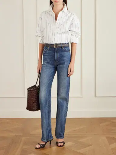 Staud Brigitte Woven Leather Mules | Thumbnail 4 Staud Brigitte Woven Leather Mules | Thumbnail 4