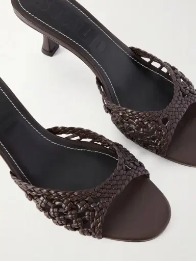 Staud Brigitte Woven Leather Mules | Thumbnail 5 Staud Brigitte Woven Leather Mules | Thumbnail 5