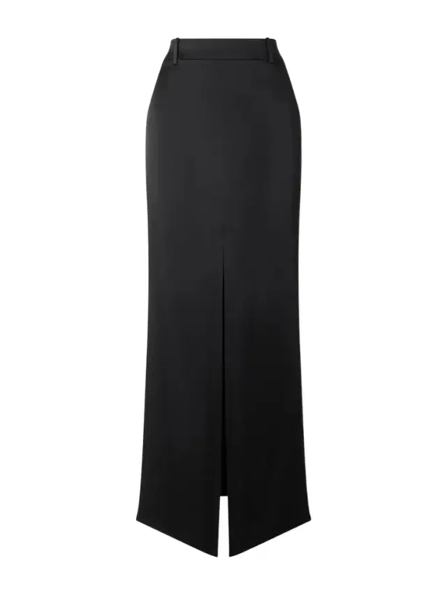 Satin-crepe Maxi Skirt